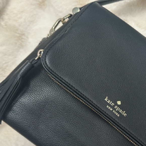 KATE SPADE• BLACK SLEEK CHESTER STREET CROSSBODY BAG - Picture 12 of 16